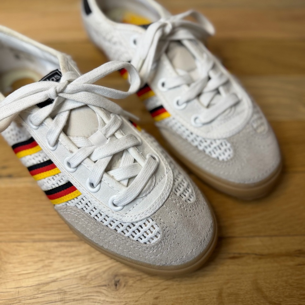 Adidas Originals Tischtennis White Mesh Sneakers Size 6.5 Mens Unisex - Picture 5 of 9